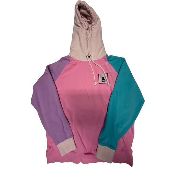 Teddy Fresh Other - Teddy Fresh Classic Color Block Hoodie XL Pink Teal Purple H3H3 Streetwear